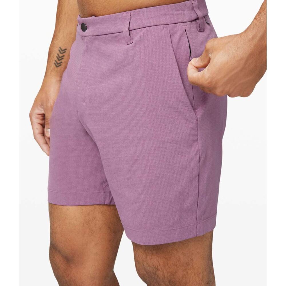 422 - LULULEMON Commission Short 7" *Light Amethyst Velvet Sz 28 W